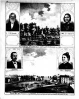 David H. Gregory, Mrs. D.H. Gregory, J. Browning, Mrs. J. Browning, Dayton Mill, Tippecanoe County 1878